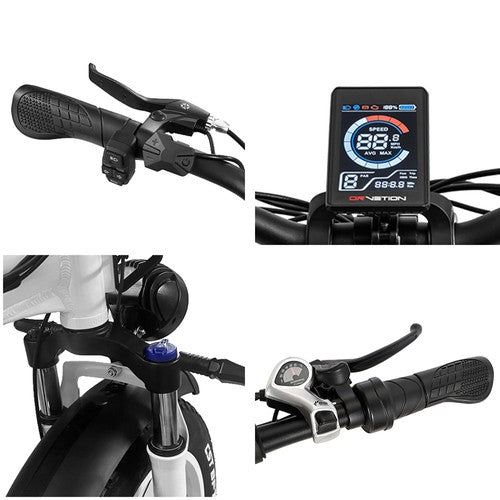 DRVETION CT20 elektrinis dviratis, 750 W variklis, 45km/h, 48V 15Ah „Samsung“