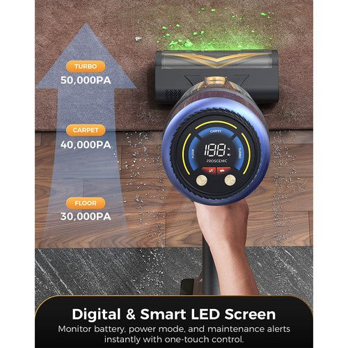 Proscenic P15 belaidis dulkių siurblys 50kPa