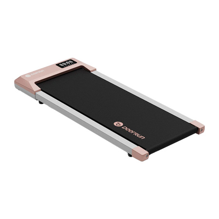 „DeerRun Q1 Plus“ elektrinis bėgimo takelis (rožinis)