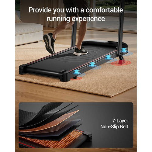 ROBORE U18F sulankstomas bėgimo takelis su 15 % nuolydžiu, 10,5 km/h