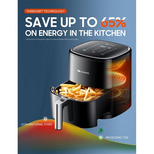 Proscenic T22 išmanioji elektrinė oro gruzdintuvė