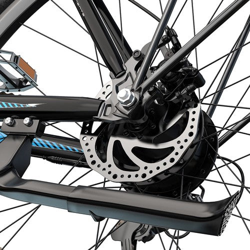 FENGQS Q8 elektrinis dviratis, 750W, 50 km/h, hidrauliniai diskiniai stabdžiai