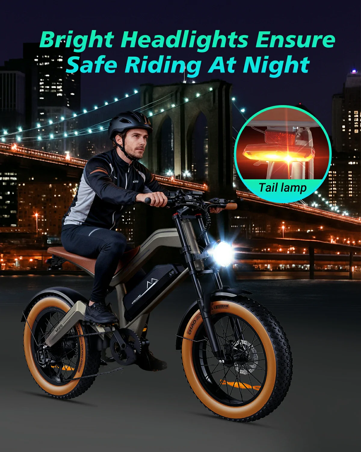 DYU M20 elektrinis dviratis 750W