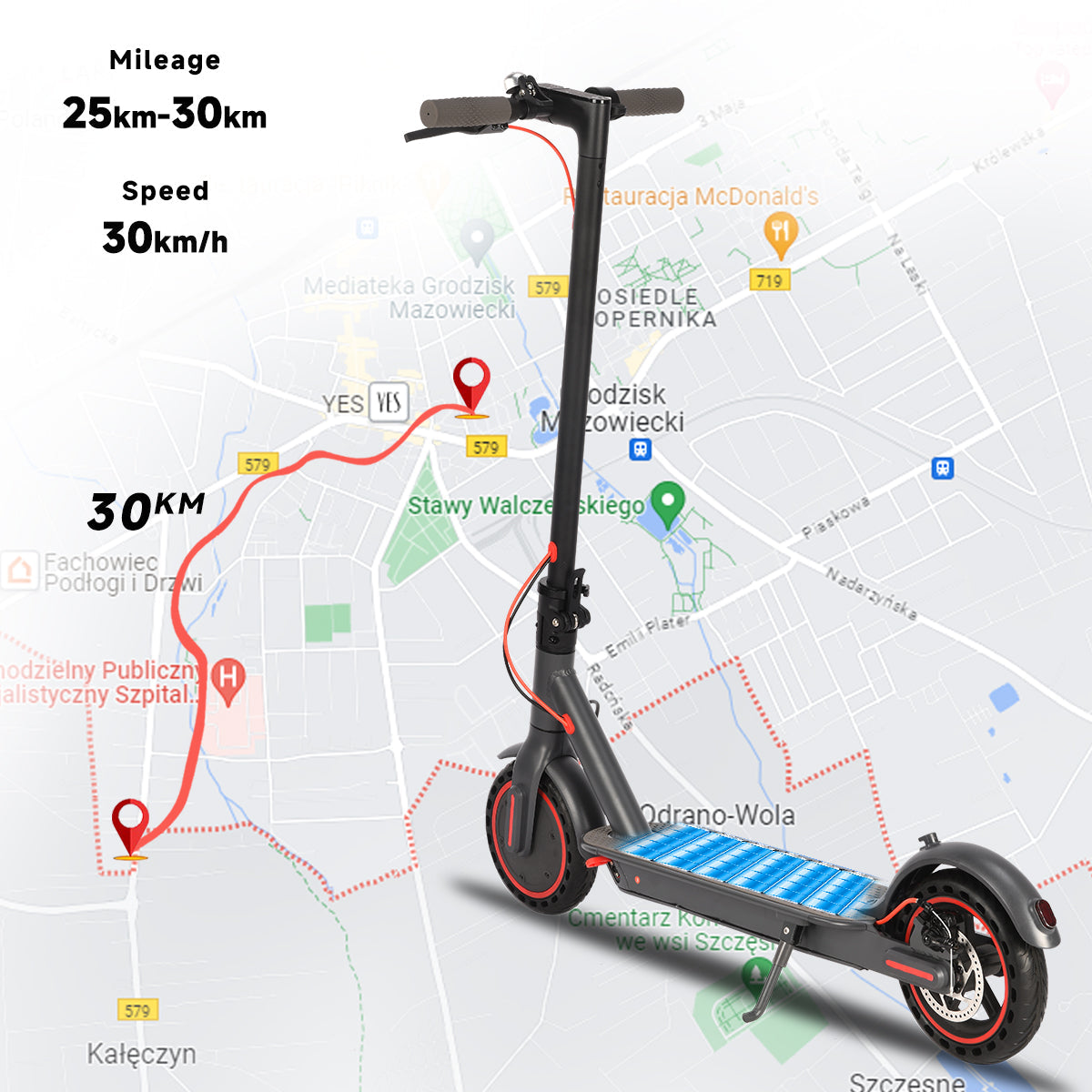 SUNNIGOO N7PRO | 350 W sulankstomas elektrinis paspirtukas