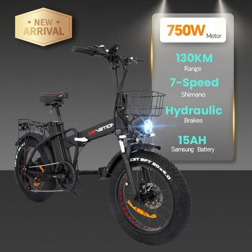 DRVETION AT20 Pro elektrinis dviratis, 750 W BAFANG variklis
