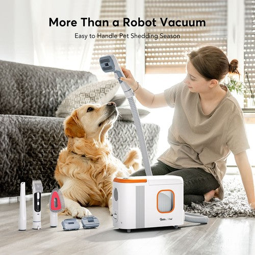 Teendow D20S MAX+ 2in1“ robotas dulkių siurblys ir naminių gyvūnėlių priežiūros įrankis, 6000Pa