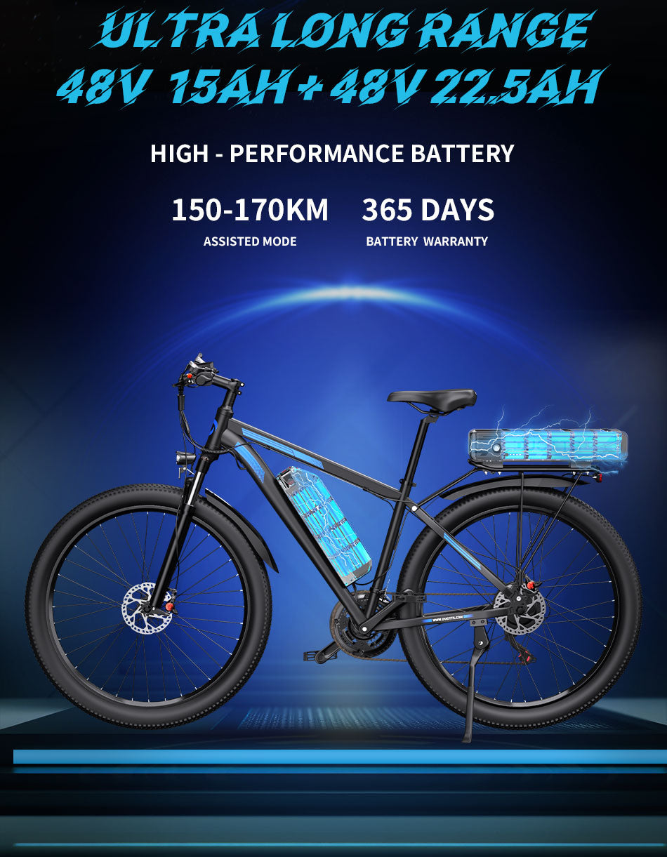 DUOTTS C29-K elektrinis dviratis 37.5Ah