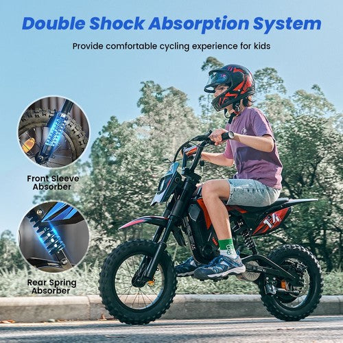 A14 vaikiškas elektrinis motociklas, 500 W variklis