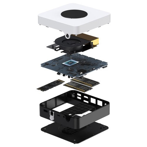 CHUWI LarkBox X mini kompiuteris, „Intel N150“ 4 branduolių maks. 3,6 GHz procesorius, 16GB RAM, 512GB