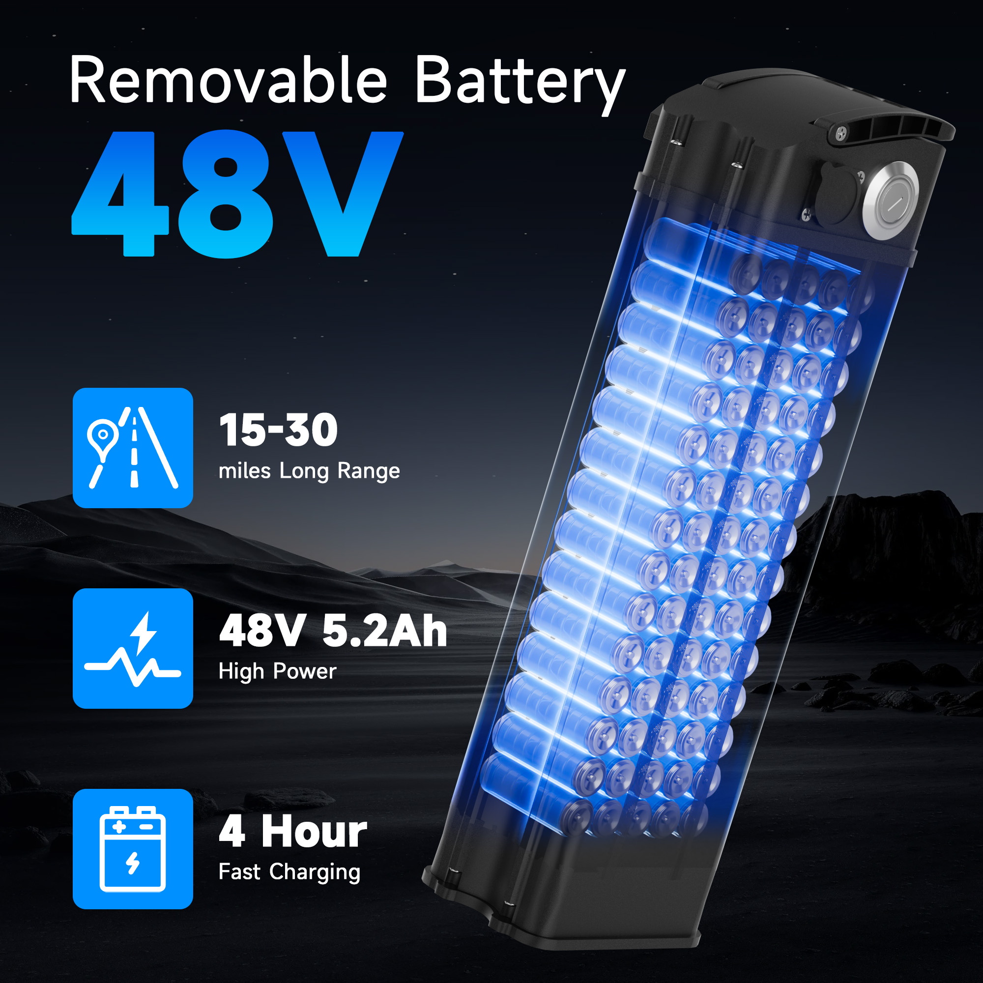 AOVOPRO X14 Elektrinis Dviratis 500W