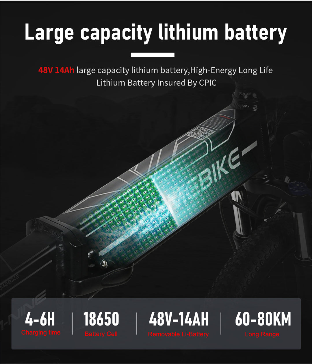 LO26-II-YD Elektrinis Dviratis su hidrauliniais stabdžiais