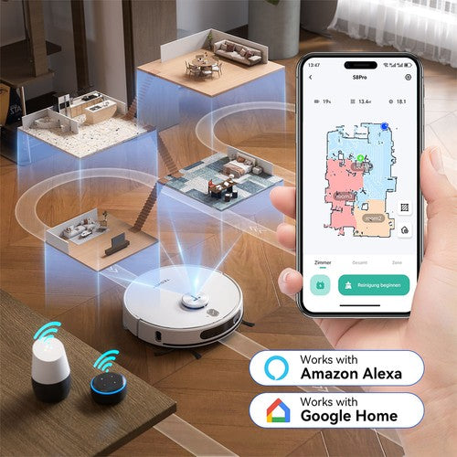 Tesvor S8 Max robotas dulkių siurblys 8000 Pa