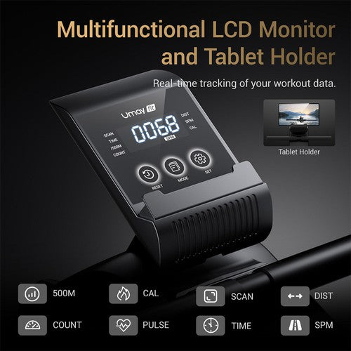 ROBORE UR20 irklavimo treniruoklis su 126 cm prailgintu takeliu
