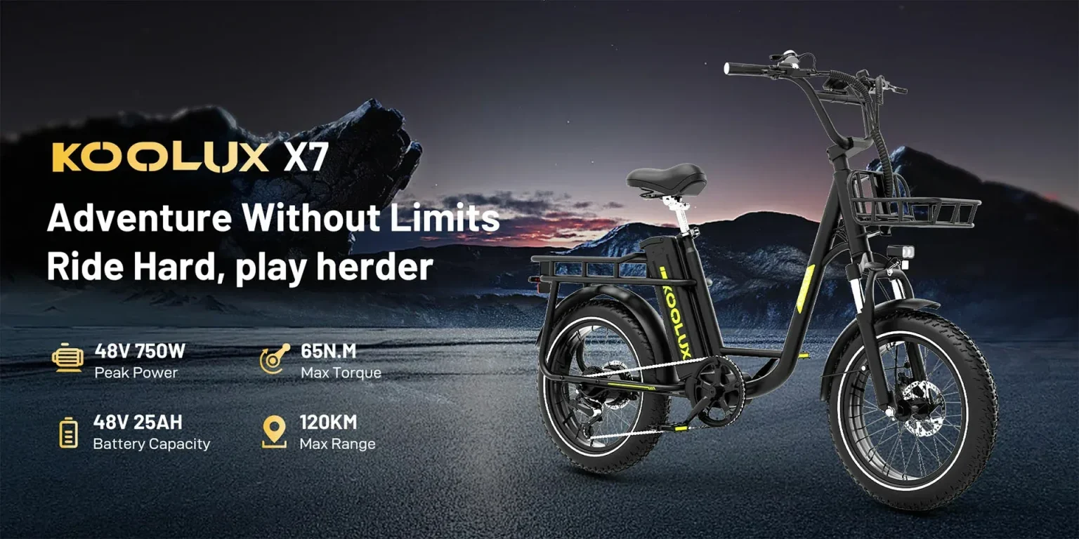 KOOLUX X7 elektrinis dviratis 750W 25Ah