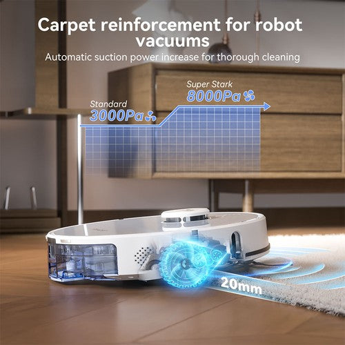 Tesvor S8 Max robotas dulkių siurblys 8000 Pa