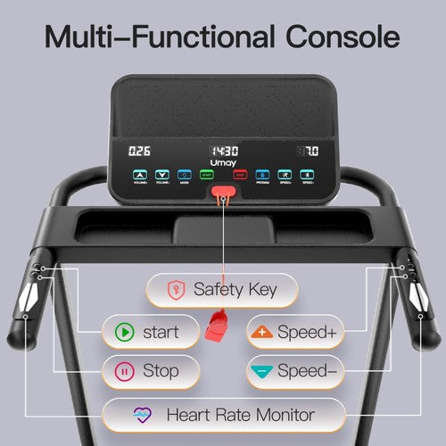 ROBORE P8 sulankstomas bėgimo takelis 14 km/val., 12 integruotų programų