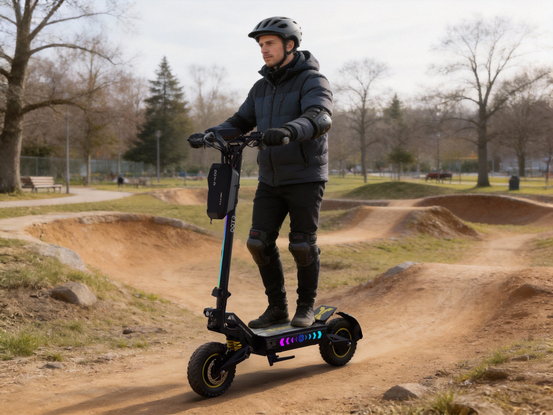 OOTD T10 PRO elektrinis paspirtukas 900W * 2x