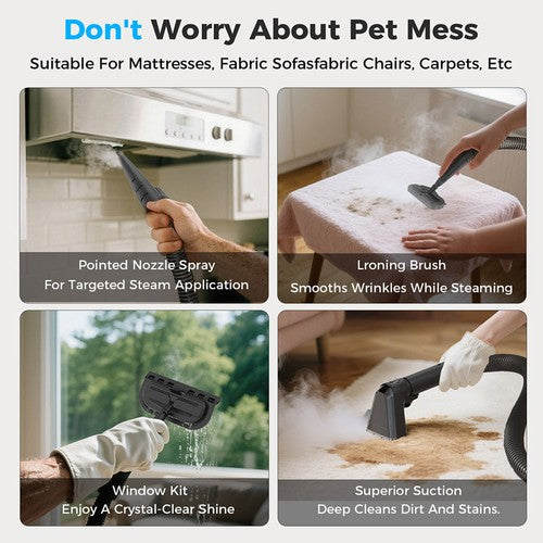 Teendow C6 MAX 3in1 kilimų valiklis – 12000 Pa siurbimo galia