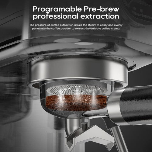 HiBREW H10B espreso kavos aparatas, 20 barų ištraukimo slėgis