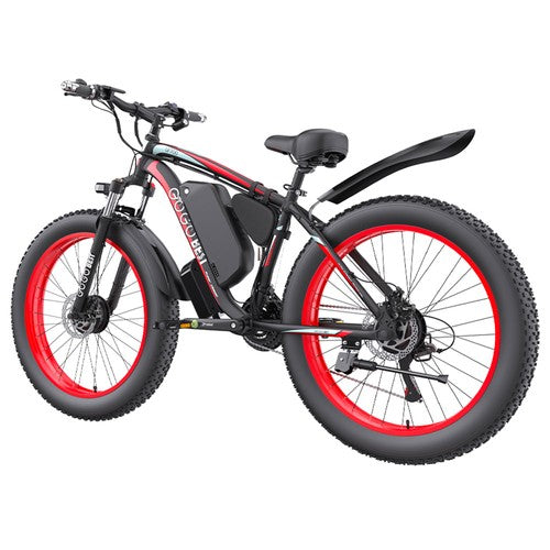 GOGOBEST GF700 elektrinis dviratis, 2 * 500 W dvigubas variklis, 48 V 18,2 Ah