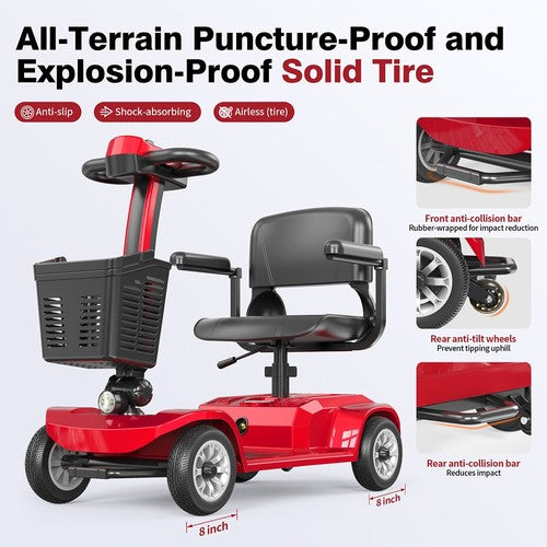 Unificare Lucas Pro keturratis paspirtukas, 180 W variklis, 24 V12Ah