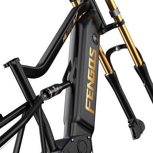 FENGQS H6PRO elektrinis dviratis 1000W * 2 variklis 52V 17,5Ah