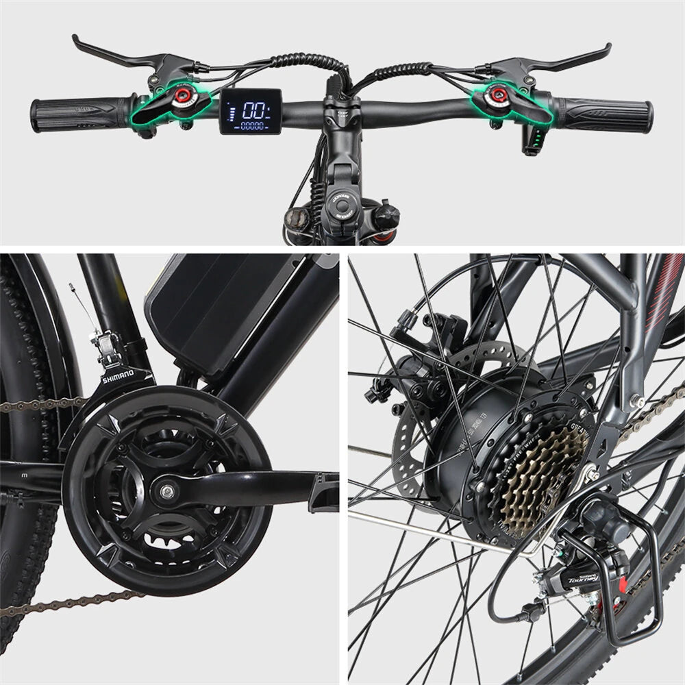 SINOHON EM200 elektrinis dviratis 48V 12.5AH, 500W variklis