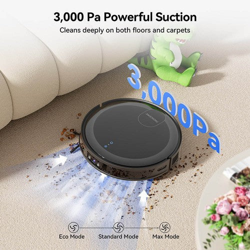 Proscenic X1S robotas dulkių siurblys su šluoste 3000 Pa