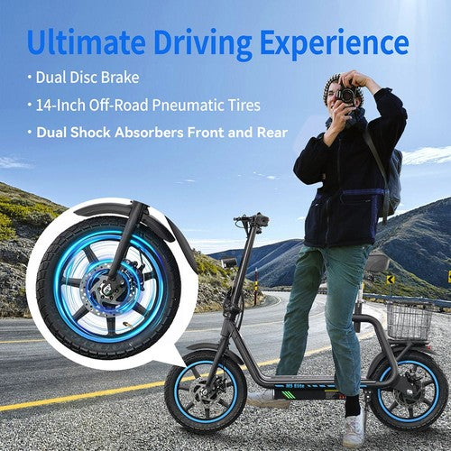 TWOFISH M5 Elite elektrinis paspirtukas 500 W variklis, 48V13Ah