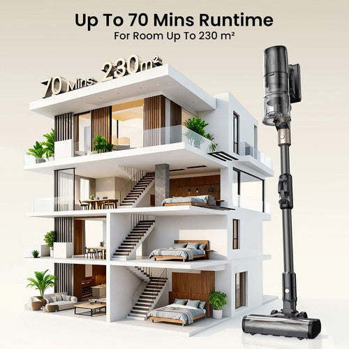 Proscenic P20 OnePass belaidis dulkių siurblys 70000Pa