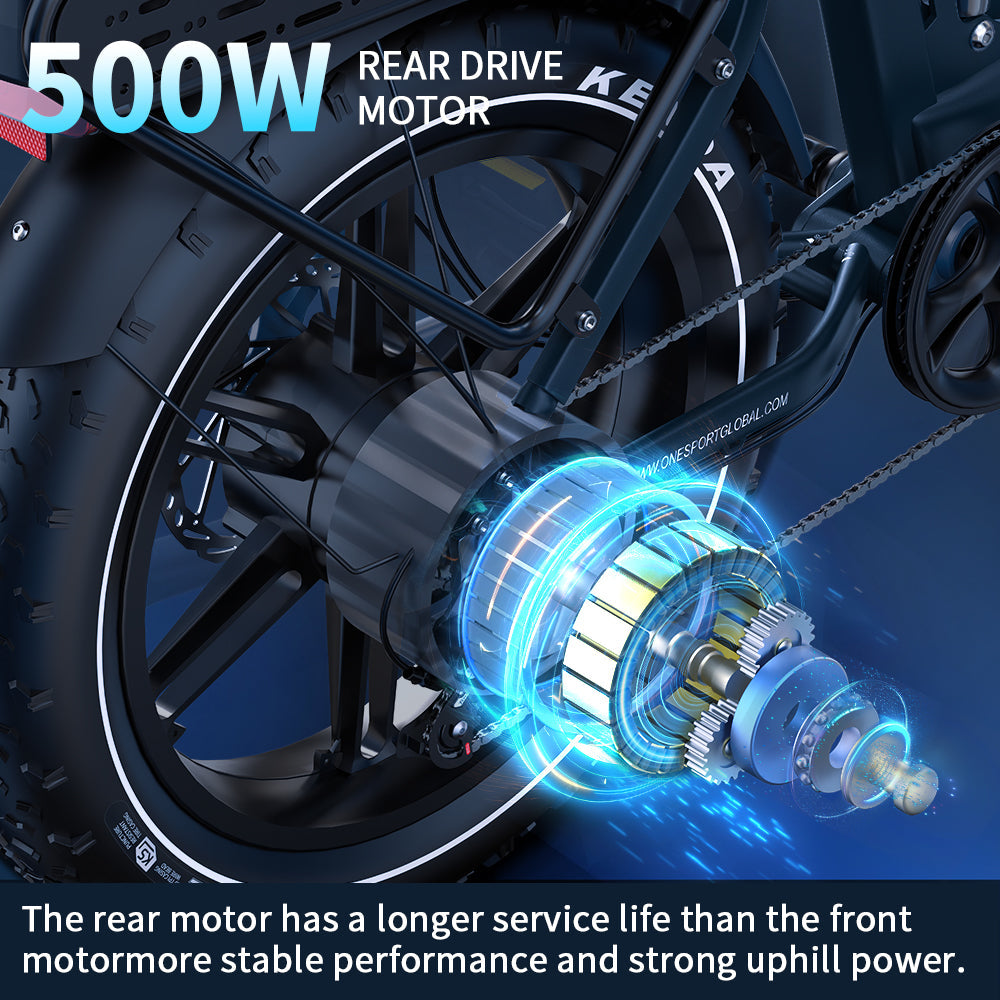 Oneport OT08 Pro Visos Pakabos Elektrinis Dviratis 18Ah 2x