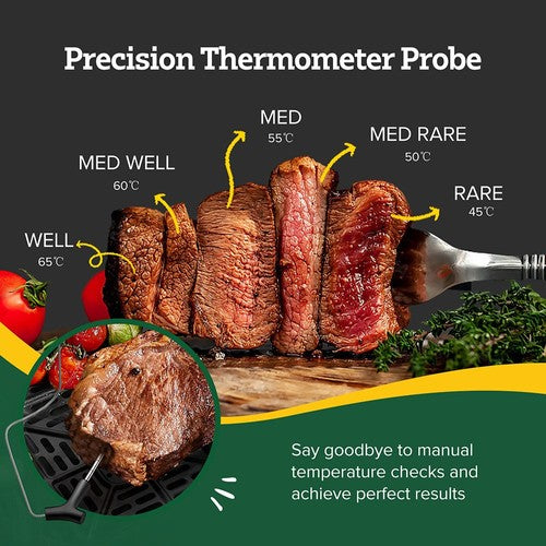 CHEFREE AF500 1700 W 6,5 l oro gruzdintuvė su išmaniuoju termometru