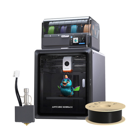 Drukarka 3D Anycubic Kobra S1 Combo + Hotend + Filament nemokamai