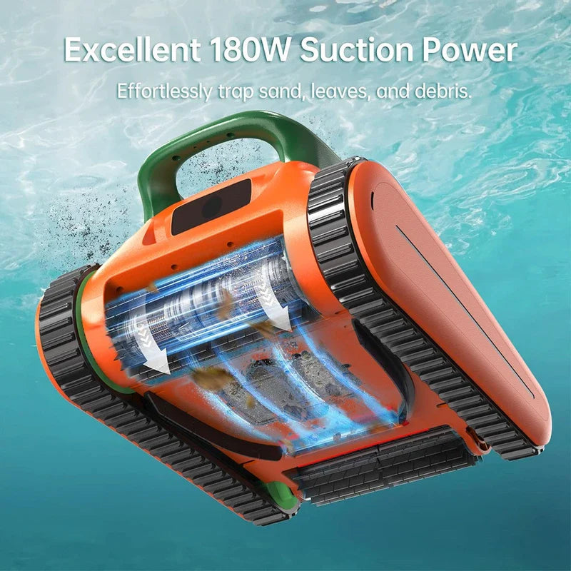 Seauto Crab belaidis robotas baseino siurblys