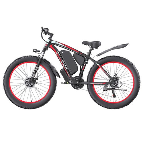 GOGOBEST GF700 elektrinis dviratis, 2 * 500 W dvigubas variklis, 48 V 18,2 Ah